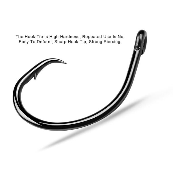 PROBEROS H14401 Demon Circle Hook 10pc Fishing Hook Ultra Sharp Strong mata Kail Pancing suicide - Image 6