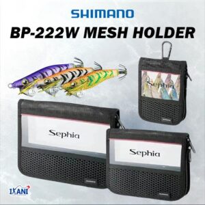 SHIMANO BP-222W BEG CANDAT SOTONG SEPHIA DRY MESH HOLDER EGI POUCH EVA BAG LURE KEEPING GEWENG