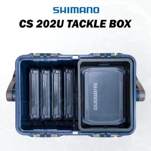 SHIMANO HD FISHING TACKLE BOX CS 202U 203V 201U 45/47/50 - Image 7