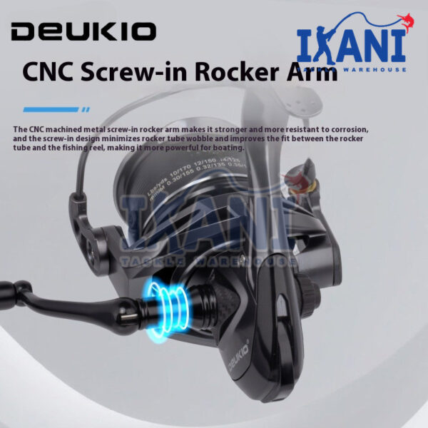 DEUKIO YT 2025 SPINNING SURF FISHING REEL MESIN PANCING PANTAI BALING JAUH SUPER LONG CAST - Image 4
