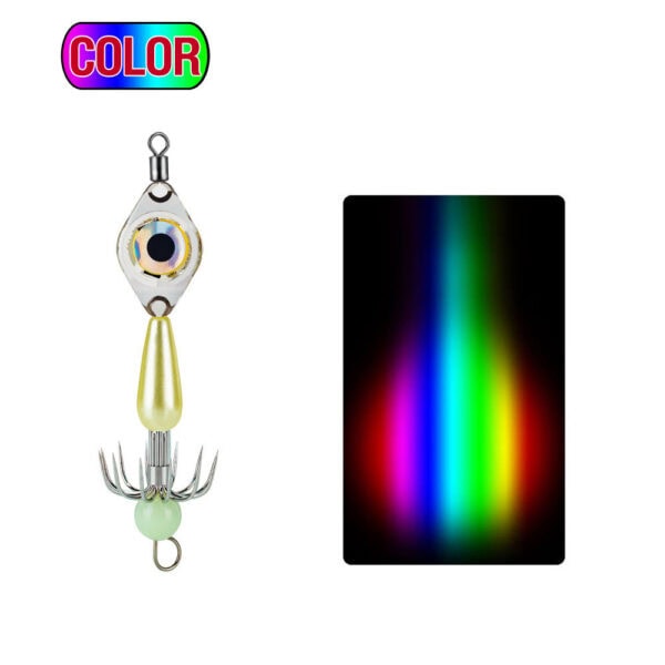 FRESTI CANDAT LED 8CM 5G EGING FISHING LURE BAIT gewang CANDAT SOTONG SQUID Jig CASTING Mabang - Image 5