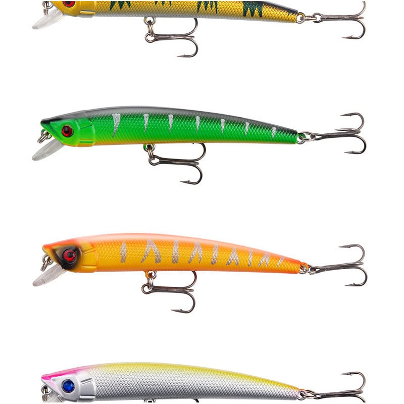 FRESTI GREEN STRIKE Minnow 9.5cm 7.6g Floating Fishing Lure Gewang Pancing Casting umpan tiruan - Image 8