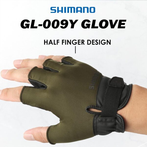 SHIMANO GLOVE GL-009Y BASIC FISHING 5 FINGERS - Image 6