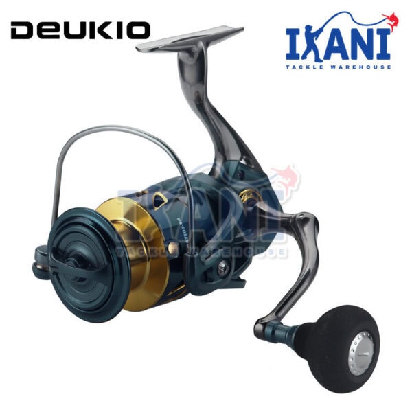DEUKIO SA V2 2025 FULL METAL SPINNING REEL Mesin pancing  SAIZ 2000 3000 4000 5000 6000 7000 - Image 3