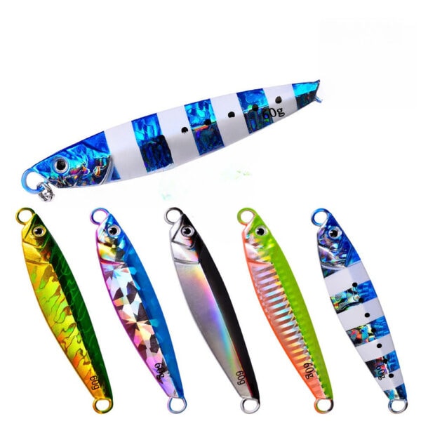 JIG LURE JIGGING FISHING LURES Lightjig umpan tiruan GEWANG MANCING METAL PANCING SPOON CASTING - Image 7
