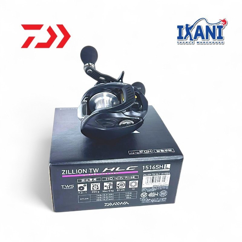 DAIWA ZILLION TW HLC 1516HYPER LONG CAST BAITCASTING FISHING REEL - Image 6