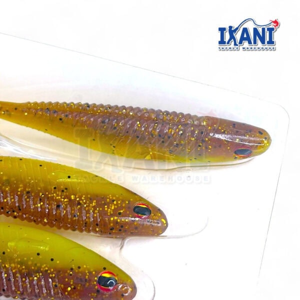 HINOMIYA PSL05 FISHING SOFTPLASTIC 85mm 6.6g 3pcs LURE Bait gewang umpan Tiruan SP casting - Image 8