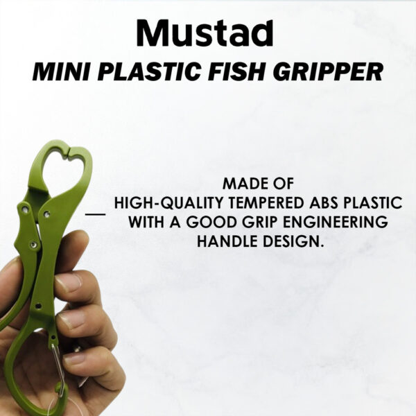 MUSTAD MINI FISH GRIPPER 5’5” MT090 LIP GRIP MICRO FISHING TOOL ACCESSORIES HOLDER UL ULTRALIGHT - Image 2