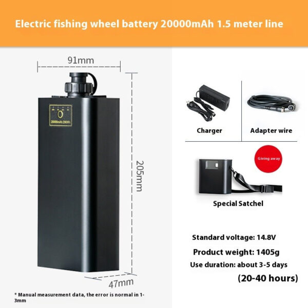 BATTERY 14.8V ELECTRIC REEL PORTABLE BATERI MESIN PANCING ELEKTRIK UNTUK SEABORG MIYA BEASTMASTER - Image 9