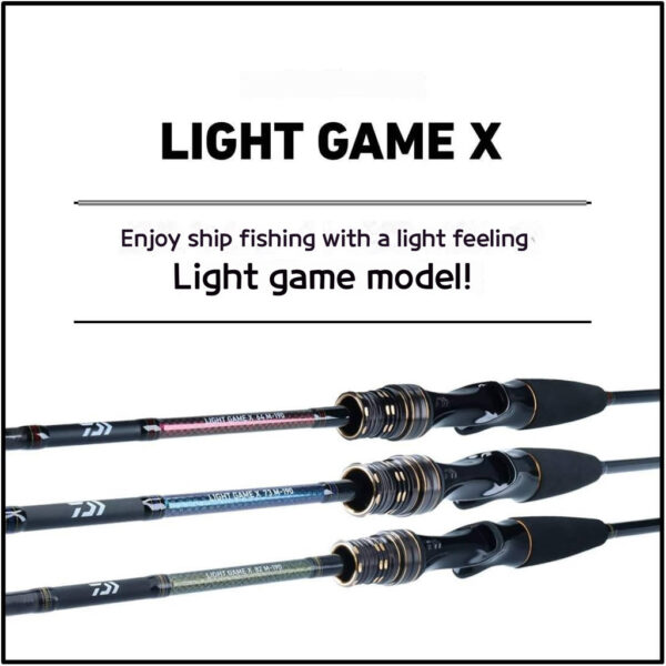 DAIWA LIGHT GAME X 73 BRAIDING X FISHING ROD JIGGING SALTWATER SW - Image 2