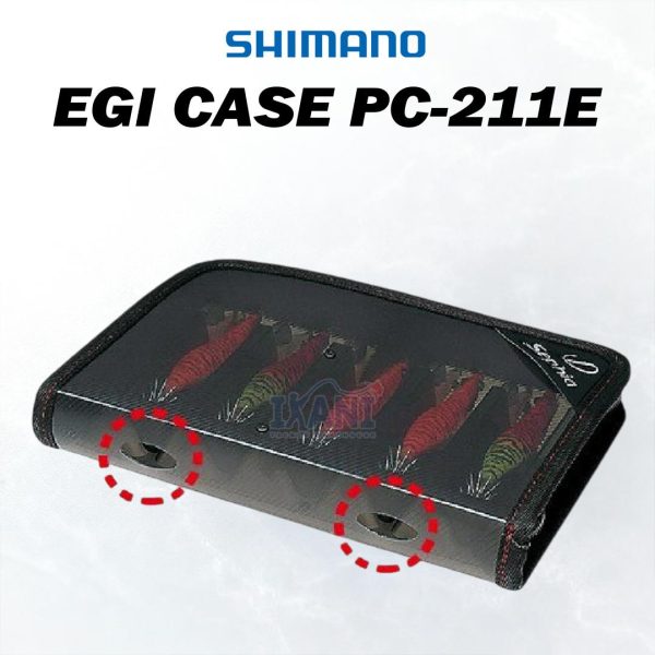 SHIMANO SEPHIA EGI CASE 10S PC-211E SIZE M L BEG GEWENG SUISUI CLINCH EGIXILE EZ SLIM CANDAT SOTONG - Image 4
