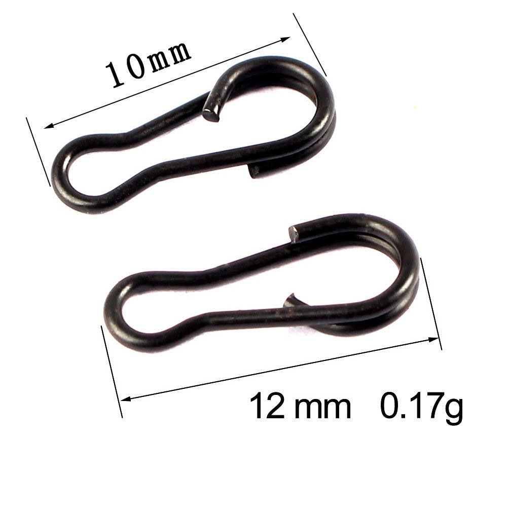 FRESTI BB Oval Split Ring Snap Pancing 10pcs Gewang Jig Hook Connector Tackle Bent Head kelili - Image 7