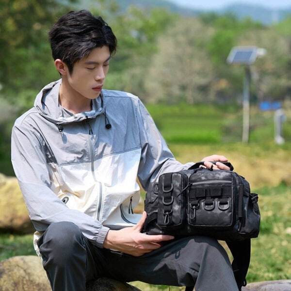 FRESTI FISHING BAG 2867 MULTIFUNCTION MULTI-COMPARTMENT WATERPROOF OXFORD FABRIC - Image 7
