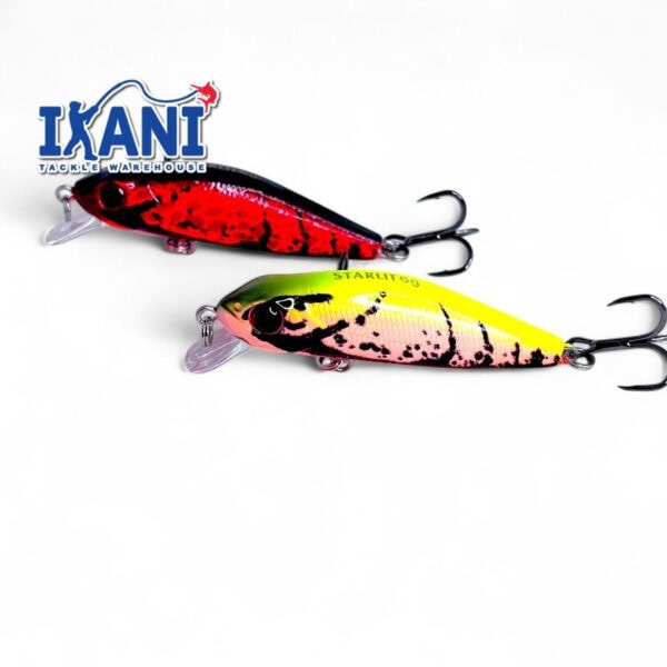 STARLIT HUMP BACK 55 SHL 522 55mm 6g Gewang Sinking Fishing lure bait tengelam umpan tiruan subarau - Image 8