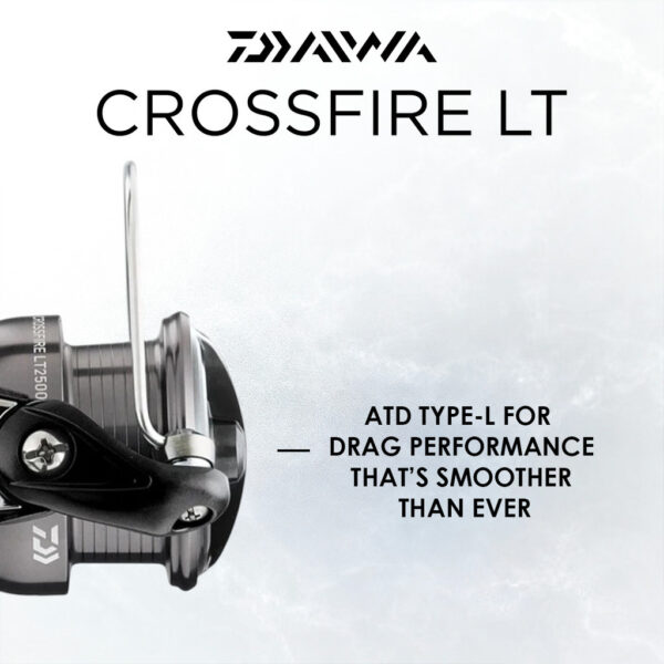 DAIWA CROSSFIRE LT 2026 SPINNING FISHING REEL MESIN PANCING KOLAM PANCING KEKILI 1000-6000D-H LC-ABS - Image 4