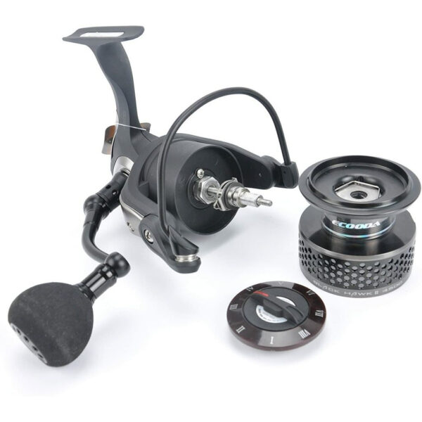 ECOODA BLACK HAWK 2 PREMIUM SPINNING  FISHING REEL MESIN PANCING JIGGING CASTING MCM ABU SHIMANO - Image 8