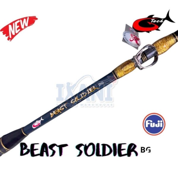 G-TECH BEAST SOLIDIER ELECTRIC REEL FISHING ROD JORAN PANCNING LAUT DALAM MESIN BANGLA FUJI SiC - Image 8