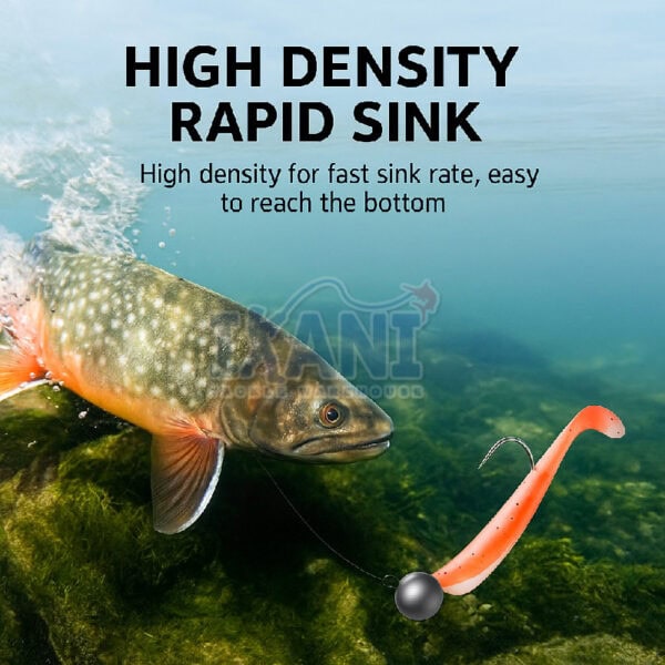 FRESTI JIG HOOK 73845 5PCS Fishing SP hook  mata kail SP soft plastic LURE ULTRALIGHT umpan tiruan - Image 6
