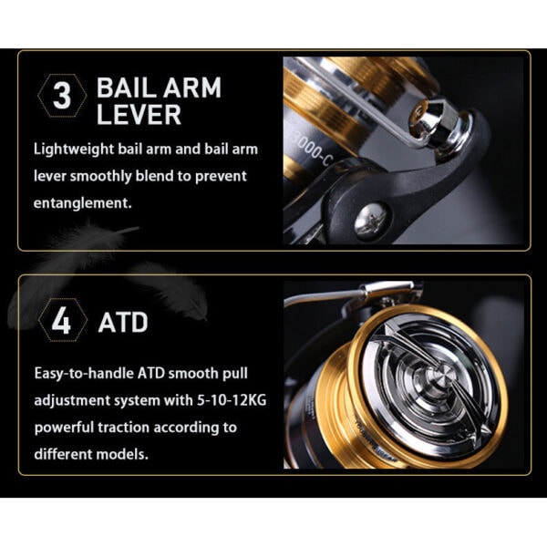 DAIWA CROSSFIRE SPINNING FISHING REEL - Image 3