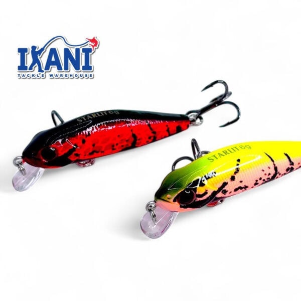 STARLIT HUMP BACK 55 SHL 522 55mm 6g Gewang Sinking Fishing lure bait tengelam umpan tiruan subarau - Image 5