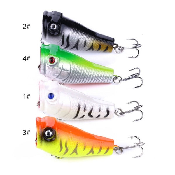 FRESTI RIMBA RIPPER 5CM 7.4G Popper Ganas Permukaan fishing lure gewang umpan tiruan strike harimau - Image 4