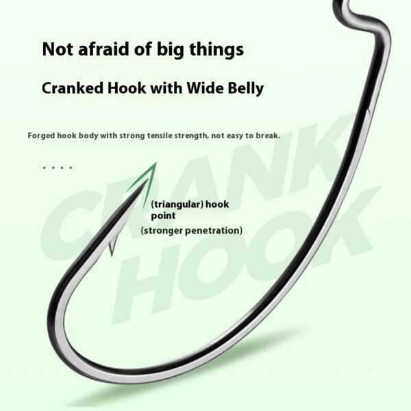 FRESTI ANTI HANG JIGHEAD HOOK 93185  5pcs Prevent SANGKUT mata kail SP Soft plastic TExax weedless - Image 3