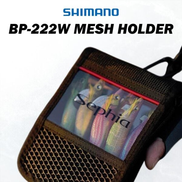 SHIMANO BP-222W BEG CANDAT SOTONG SEPHIA DRY MESH HOLDER EGI POUCH EVA BAG LURE KEEPING GEWENG - Image 4