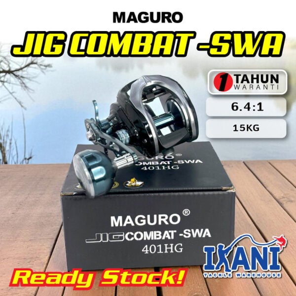 MAGURO JIG COMBAT SWA 401HG Baitcasting Fishing Reel