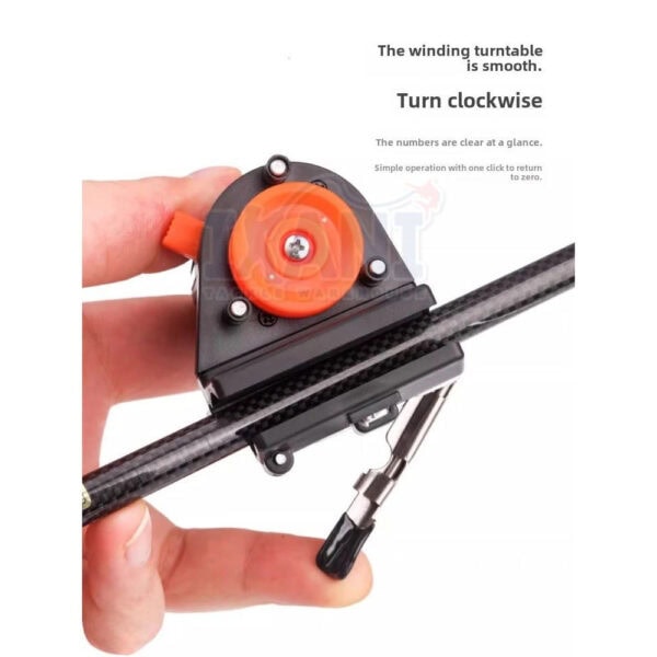 PORTABLE FISHING LINE COUNTER DEPTH GAUGE METER pengukur panjang tali pancing analog pesca tackle - Image 5