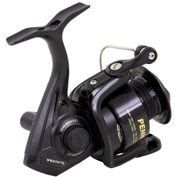 PENN WRATH II SPINNING FISHING REEL 2+1 BB ANTI-REVERSE SPOOL ALUMINUM SALTWATER - Image 3