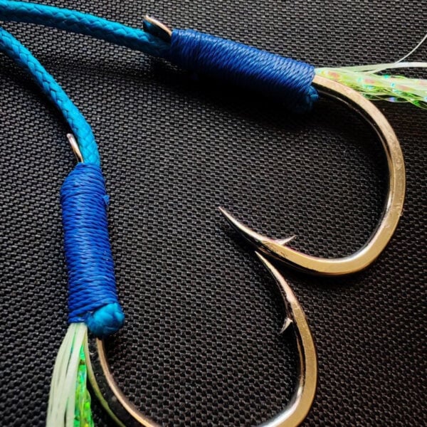 FRESTI Double Blue Assist Hook fishing Luminous grow in dark mata kail fast jig slow microjig - Image 6