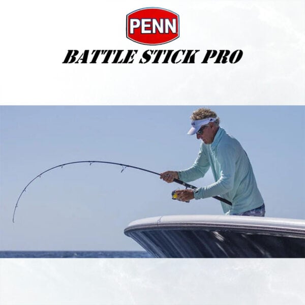 PENN BATTLE STICK PRO–JORAN HEAVY DUTY UNTUK PATIN MEKONG, BIG GAME & SALTWATER DIREKA KHAS UNTUK PEMANCING YANG MEMERLUKAN JORAN KERAS,KUAT DAN TAHAN LASAK UNTUK MELAWAN IKAN BERSAIZ BESAR DALAM PELBAGAI SITUASI - Image 7