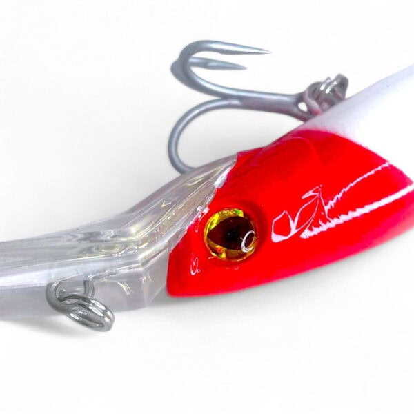 Fresti SUSHI CRANK 14CM 50G Red Head White Deep Diving Fishing Lure Laut Trolling sinking gewang - Image 4