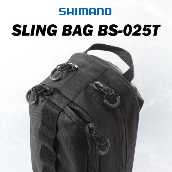 SHIMANO SLING BAG BS-025T MULTI FUNCTION LURE BAG TACKLE - Image 2