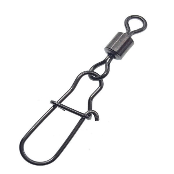 FRESTI SWIVEL 888 FISHING SWIVEL SNAP PIN ROLLING MANCING KEKILI BLACK NIKKEL JIGGING CASTING BOTTOM - Image 2