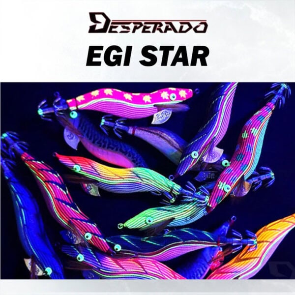 DESPERADO EGI STAR CANDAT SOTONG SQUID JIG FISHING LURE LUMINIOUS FLASH BOOST EGING CASTING GEWANG - Image 2