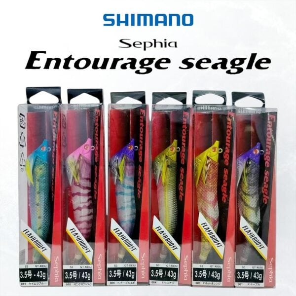 SHIMANO SEPHIA ENTOURAGE SEAGLE EGING FISHING LURE BAIT CANDAT SOTONG SQUID CASTING MABANG - Image 7