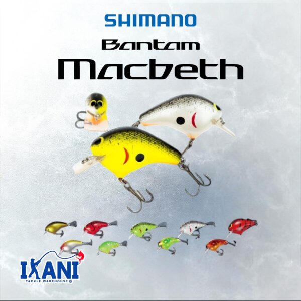 SHIMANO BANTAM MACBETH LURE GEWANG CASTING FATRAP SINGKING