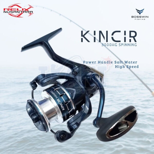 Relix Nusantara KINCIR Spinning fishing Reel 1000 1000HG D1000HG 3000HG mesin pancing UL ultralight - Image 6