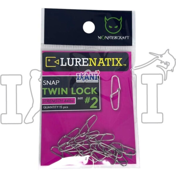 LURENATIX TWIN LOCK SNAP  FISHING SNAP SWIVEL ACCESSORIES TACKLE KEKILI CASTING GEWANG (MADE IN KOREA) - Image 9