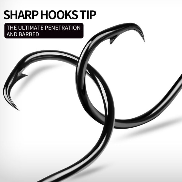 PROBEROS H14401 Demon Circle Hook 10pc Fishing Hook Ultra Sharp Strong mata Kail Pancing suicide - Image 5