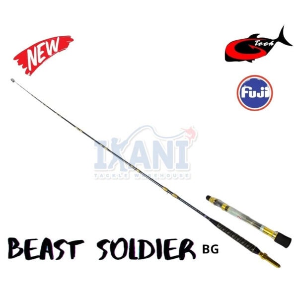 G-TECH BEAST SOLIDIER ELECTRIC REEL FISHING ROD JORAN PANCNING LAUT DALAM MESIN BANGLA FUJI SiC - Image 2