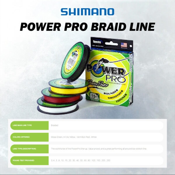 SHIMANO POWER PRO BRAIDED LINE - Image 9