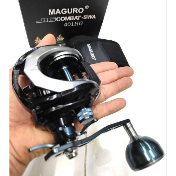 MAGURO JIG COMBAT SWA 401HG Baitcasting Fishing Reel - Image 5