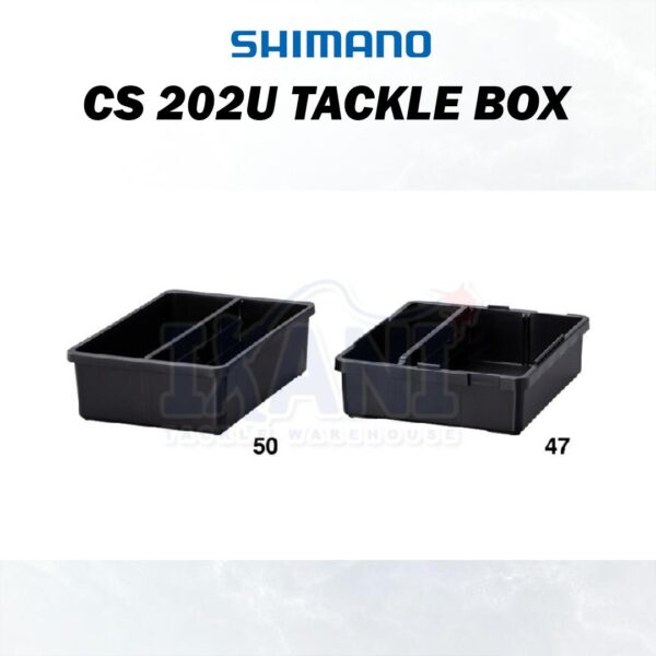 SHIMANO HD FISHING TACKLE BOX CS 202U 203V 201U 45/47/50 - Image 8