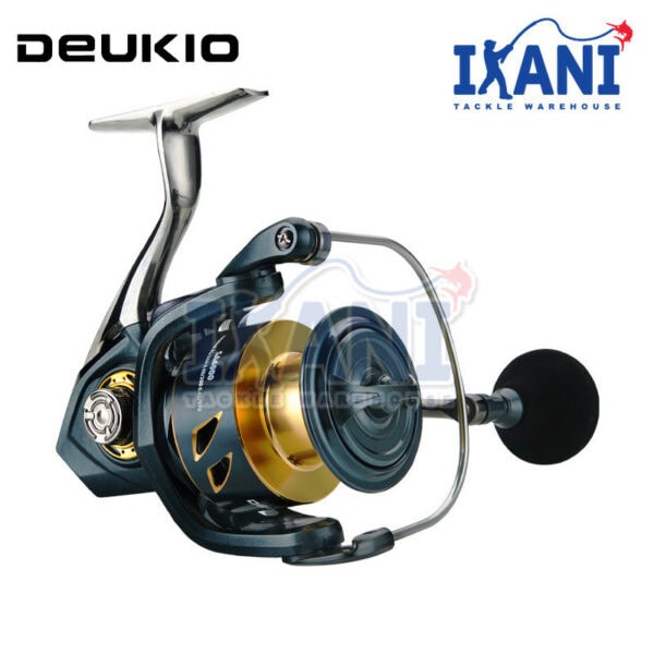 DEUKIO SA V2 2025 FULL METAL SPINNING REEL Mesin pancing  SAIZ 2000 3000 4000 5000 6000 7000 - Image 5