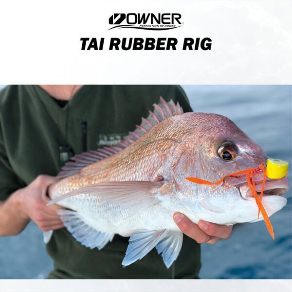 OWNER CHANGE UP TAI RUBBER RIG CULTIVA HOOK SKIRT SLOW JIG TAIRABA GEWANG KURITA FISHING LURE BAIT - Image 8