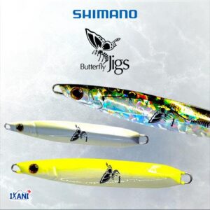 SHIMANO BUTTERFLY JIG METAL 3D ACTION JIGGING LAJU & RINGAN