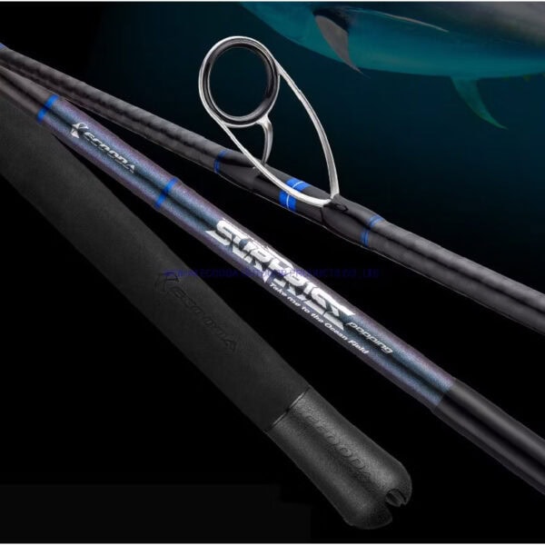 ECOODA Surprise II Popping Fishing Rod Spinning Joran Pancing Kuasa Tinggi Fuji Ring utk GT Tuna - Image 2