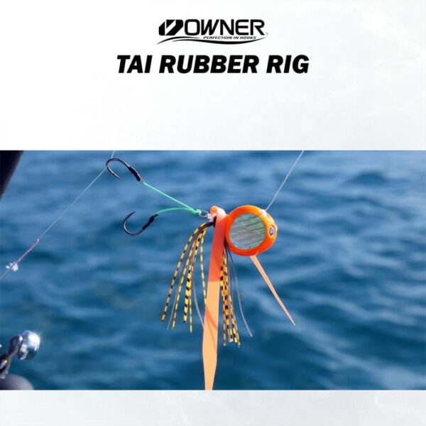 OWNER CHANGE UP TAI RUBBER RIG CULTIVA HOOK SKIRT SLOW JIG TAIRABA GEWANG KURITA FISHING LURE BAIT - Image 6